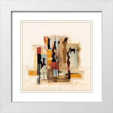 Nachmittag in Sondrio I White Modern Wood Framed Art Print with Double Matting by Bonciani, Celina