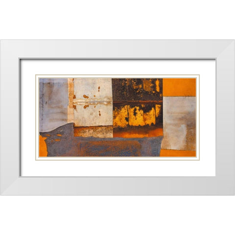 African Arche I White Modern Wood Framed Art Print with Double Matting by Heinrich, Christian