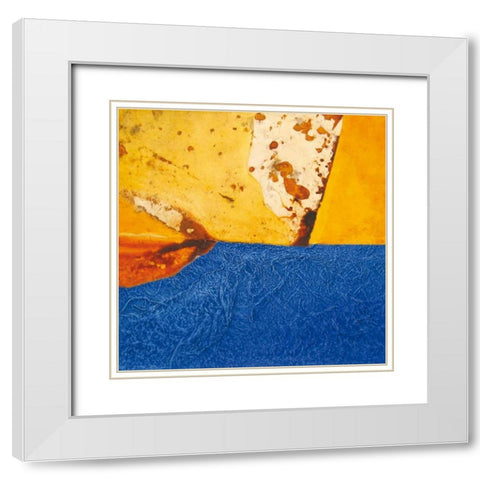 Windspielromanze IV White Modern Wood Framed Art Print with Double Matting by Heinrich, Christian