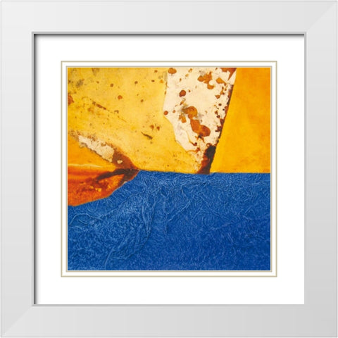 Windspielromanze IV White Modern Wood Framed Art Print with Double Matting by Heinrich, Christian