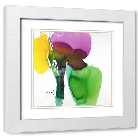 Amusing White Modern Wood Framed Art Print with Double Matting by Ruttkau, El