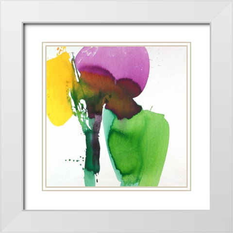 Amusing White Modern Wood Framed Art Print with Double Matting by Ruttkau, El