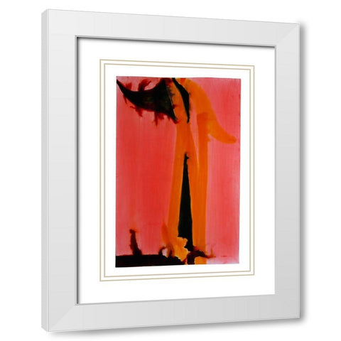 OkÃ¨ I White Modern Wood Framed Art Print with Double Matting by Fusi, Federico