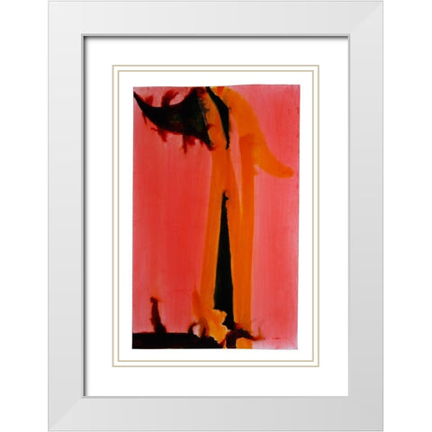 OkÃ¨ I White Modern Wood Framed Art Print with Double Matting by Fusi, Federico