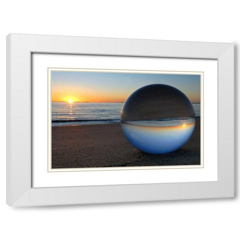 Lichterstimmung White Modern Wood Framed Art Print with Double Matting by Rossmeissl, Gerhard