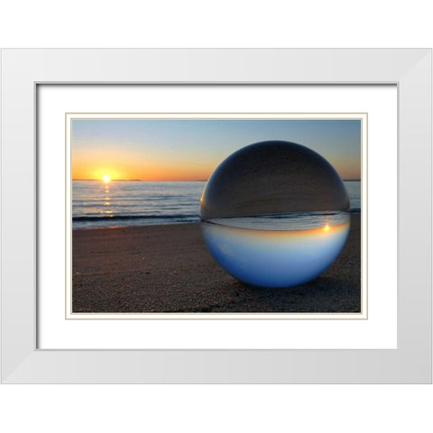 Lichterstimmung White Modern Wood Framed Art Print with Double Matting by Rossmeissl, Gerhard