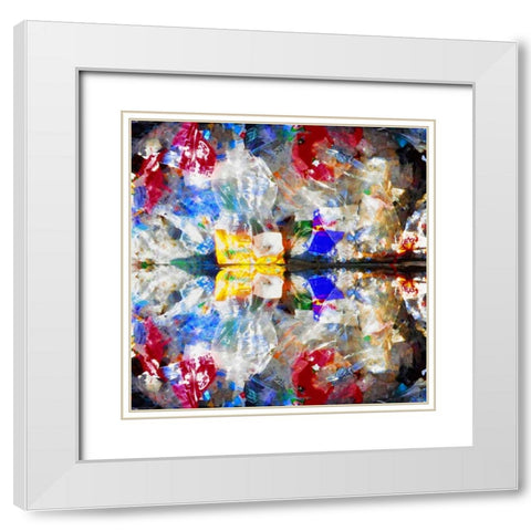 On the beach White Modern Wood Framed Art Print with Double Matting by Weisman, Gerd
