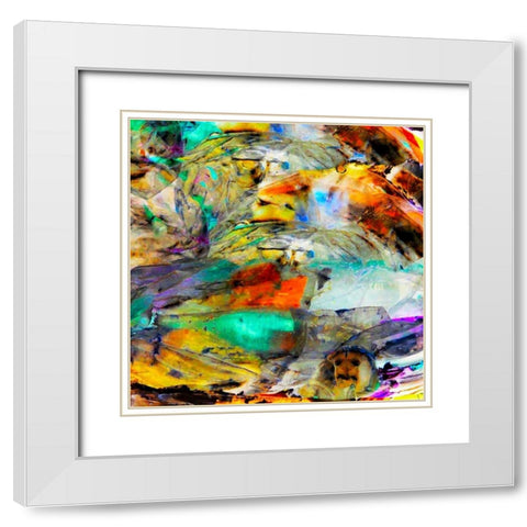 Haute Provence White Modern Wood Framed Art Print with Double Matting by Weisman, Gerd