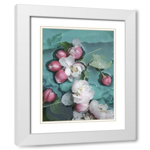 Blumenkunst White Modern Wood Framed Art Print with Double Matting by Weissing, Gerd