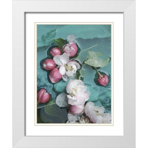 Blumenkunst White Modern Wood Framed Art Print with Double Matting by Weissing, Gerd