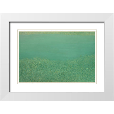 Der Morgen White Modern Wood Framed Art Print with Double Matting by Li, Heng