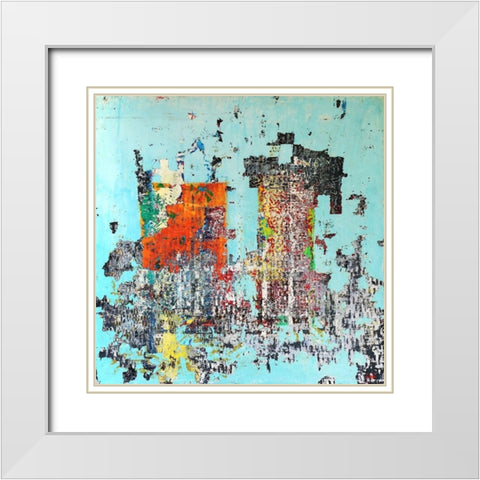 OT.20032008 White Modern Wood Framed Art Print with Double Matting by Pfeiffer, H.M.