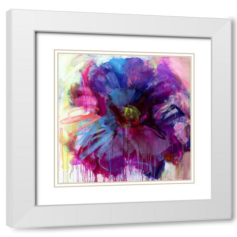 OT 50-17 White Modern Wood Framed Art Print with Double Matting by Willberg, Heidi