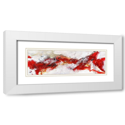 Im Weinberg White Modern Wood Framed Art Print with Double Matting by Folger, Isolde