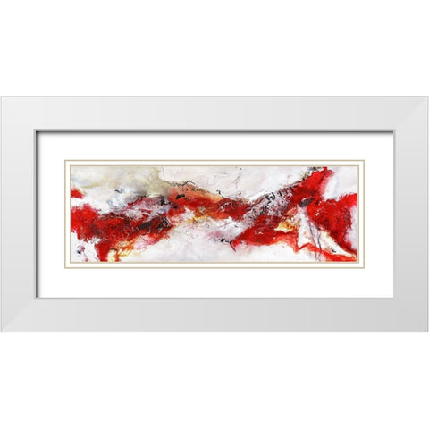 Im Weinberg White Modern Wood Framed Art Print with Double Matting by Folger, Isolde