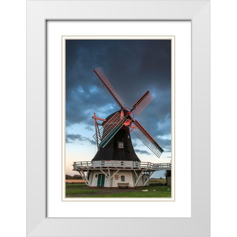 Seriemer Muehle White Modern Wood Framed Art Print with Double Matting by Scholz, Markus