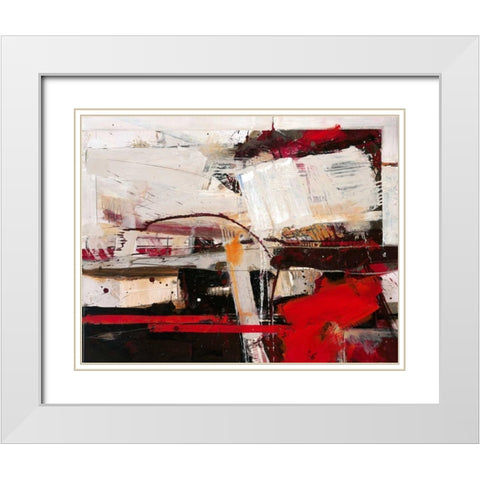 Das dem Sinn am nachsten gelegen White Modern Wood Framed Art Print with Double Matting by Mayer, Norbert
