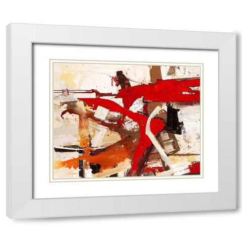 Es ist unschwer White Modern Wood Framed Art Print with Double Matting by Mayer, Norbert
