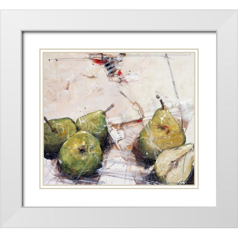 Birnenkomplott White Modern Wood Framed Art Print with Double Matting by Mayer, Norbert