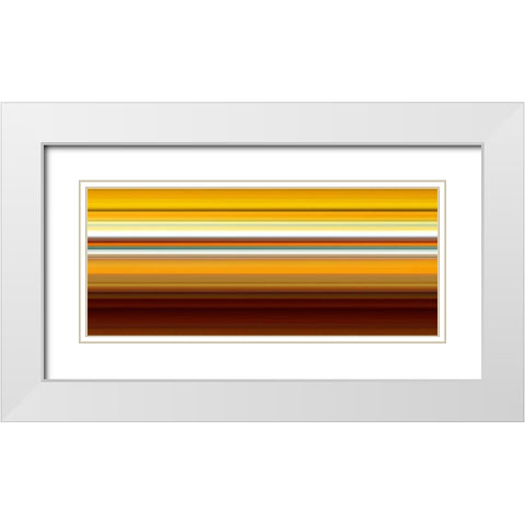 Lichtlinien 468  White Modern Wood Framed Art Print with Double Matting by Klipp, Ortwin