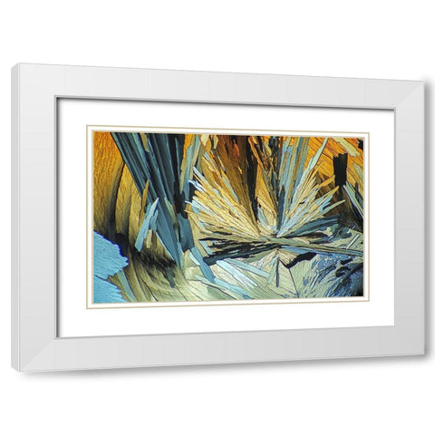 BernsteinsÃ¤ure White Modern Wood Framed Art Print with Double Matting by Juzak, Peter