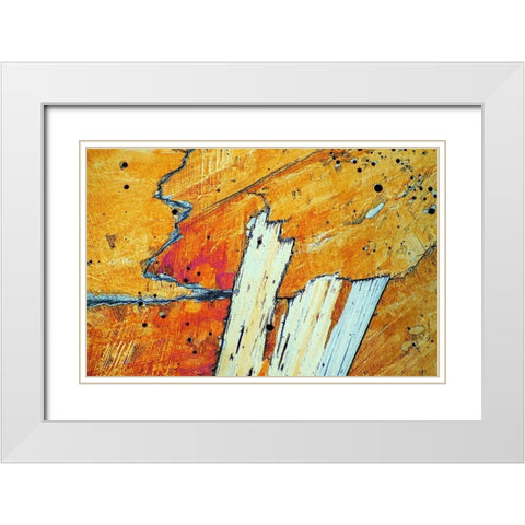Natriumhydrogensulfat White Modern Wood Framed Art Print with Double Matting by Juzak, Peter