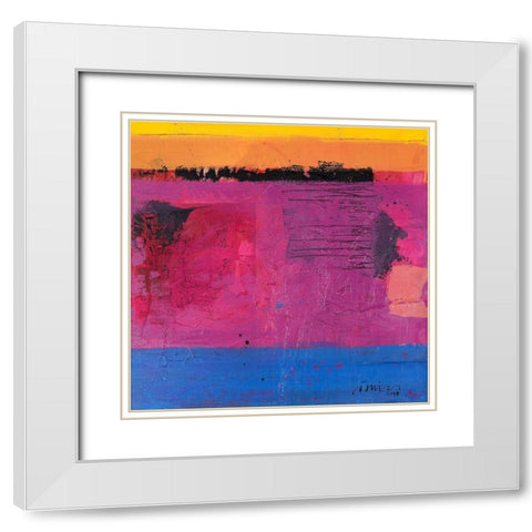 Memory of Japan I White Modern Wood Framed Art Print with Double Matting by SÃ¼ess, Robert