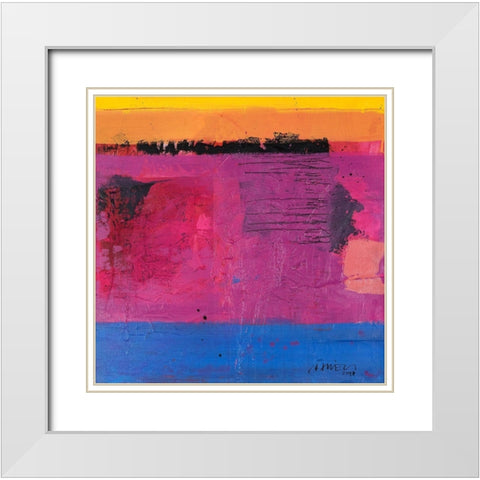 Memory of Japan I White Modern Wood Framed Art Print with Double Matting by SÃ¼ess, Robert