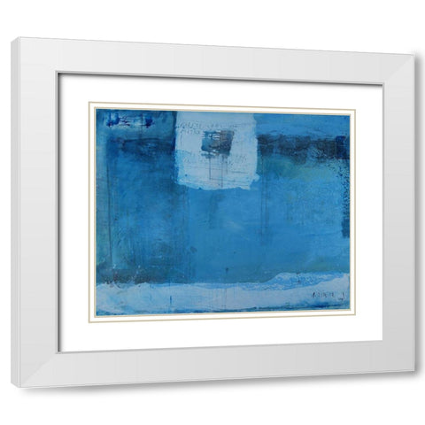Seiltanz White Modern Wood Framed Art Print with Double Matting by SÃ¼ess, Robert