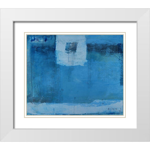 Seiltanz White Modern Wood Framed Art Print with Double Matting by SÃ¼ess, Robert