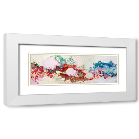 Expression White Modern Wood Framed Art Print with Double Matting by Endress, Sabine