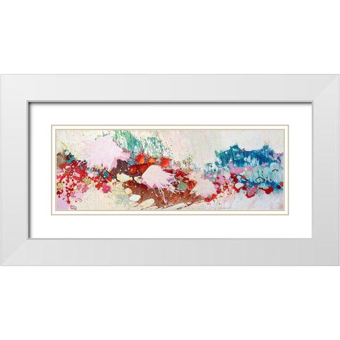 Expression White Modern Wood Framed Art Print with Double Matting by Endress, Sabine