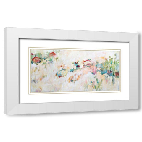 BlÃ¼tentau White Modern Wood Framed Art Print with Double Matting by Endress, Sabine