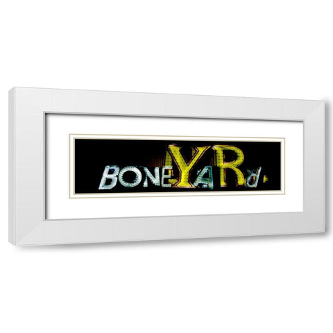 Boneyard White Modern Wood Framed Art Print with Double Matting by Stalowy, John