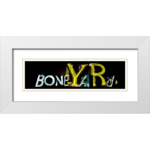 Boneyard White Modern Wood Framed Art Print with Double Matting by Stalowy, John