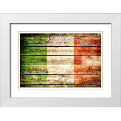Italy 2 White Modern Wood Framed Art Print with Double Matting by Robins, John H.