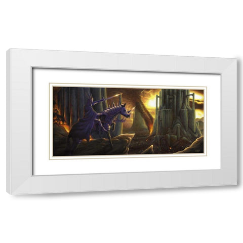 War times White Modern Wood Framed Art Print with Double Matting by Martin, Jose Luis