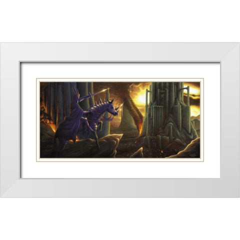 War times White Modern Wood Framed Art Print with Double Matting by Martin, Jose Luis