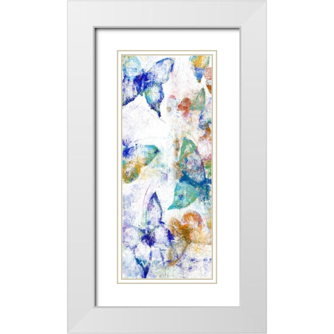 Bright Flight I White Modern Wood Framed Art Print with Double Matting by Studio W