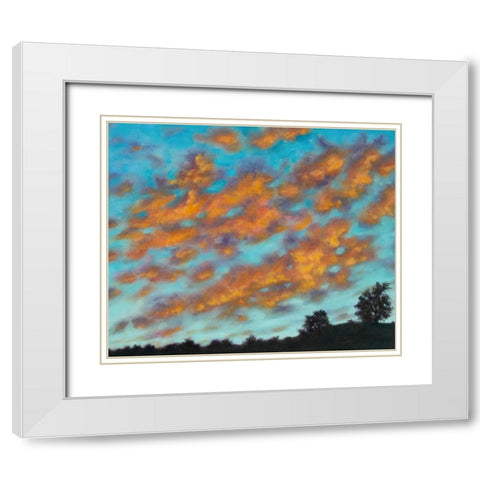 Dreaming is Everything White Modern Wood Framed Art Print with Double Matting by Quin, Marabeth