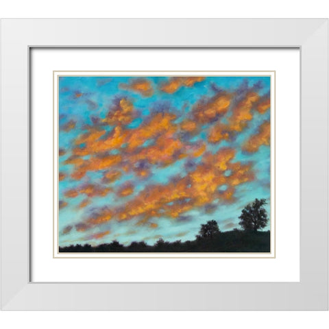 Dreaming is Everything White Modern Wood Framed Art Print with Double Matting by Quin, Marabeth