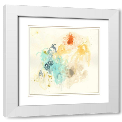 Magnetic Shift I White Modern Wood Framed Art Print with Double Matting by Vess, June Erica