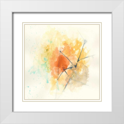 Magnetic Shift II White Modern Wood Framed Art Print with Double Matting by Vess, June Erica