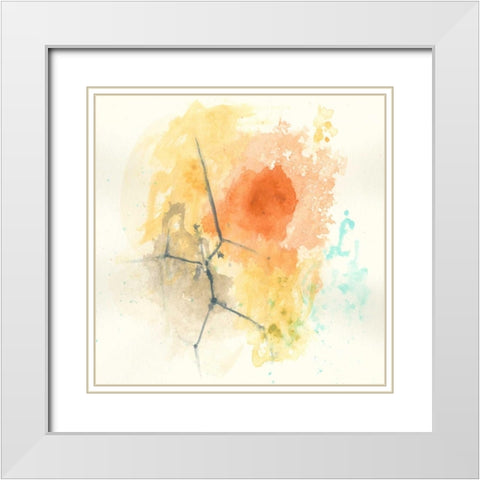 Magnetic Shift III White Modern Wood Framed Art Print with Double Matting by Vess, June Erica