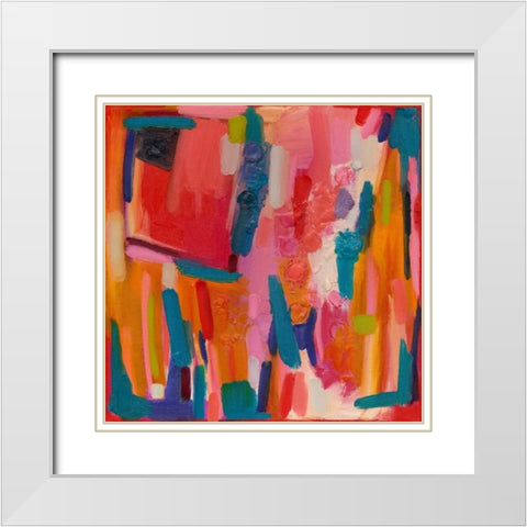Art 101 White Modern Wood Framed Art Print with Double Matting by Galapon, Nikki