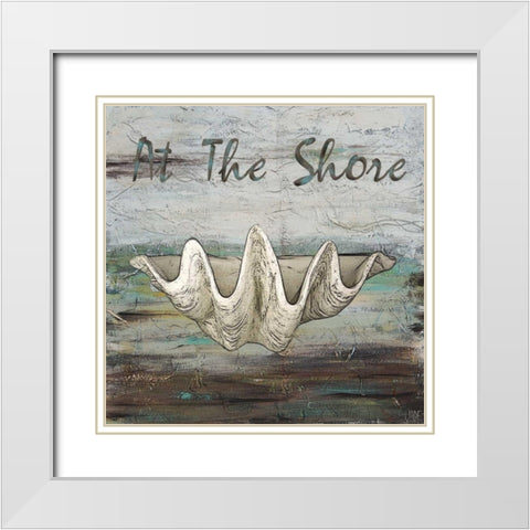 At the Shore I White Modern Wood Framed Art Print with Double Matting by Reynolds, Jade