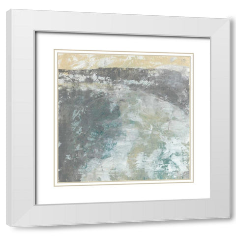 Pensive Neutrals I White Modern Wood Framed Art Print with Double Matting by Suderman, Karen
