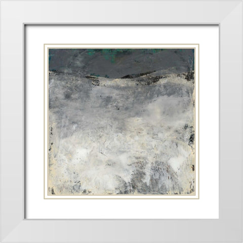 Pensive Neutrals II White Modern Wood Framed Art Print with Double Matting by Suderman, Karen