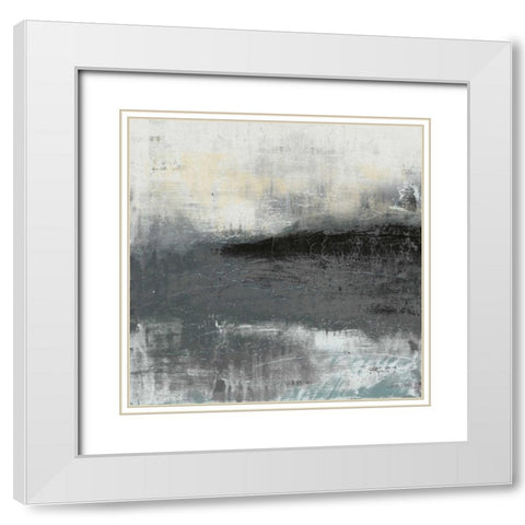 Pensive Neutrals III White Modern Wood Framed Art Print with Double Matting by Suderman, Karen