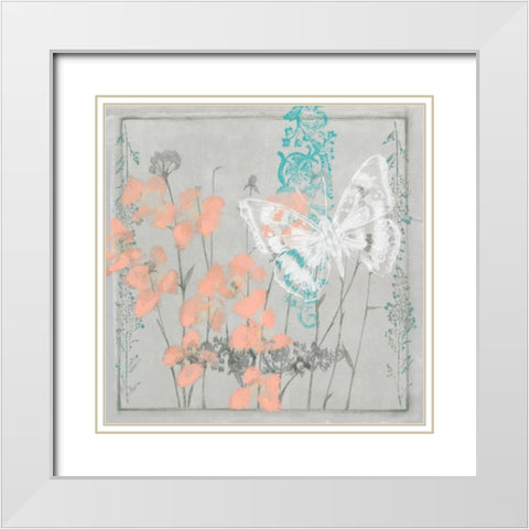 Gray Garden II White Modern Wood Framed Art Print with Double Matting by Goldberger, Jennifer